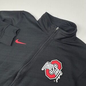 Nike Dri-FIT Ohio State Buckeyes Men's M Black Full-Zip Track Jacket